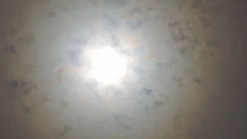 Sun Shining Smoke Stock Footage 81418885