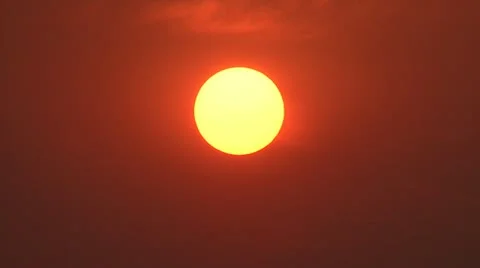 Sun shining before sunset Stock-Footage 10871100