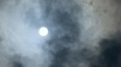 The Sun is Shining Through the Smoke Stock Footage 63568275