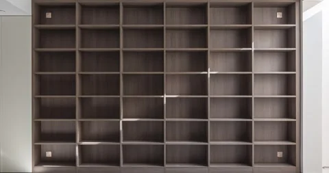 The sun shone on the bookcase Stock-Footage 347284591