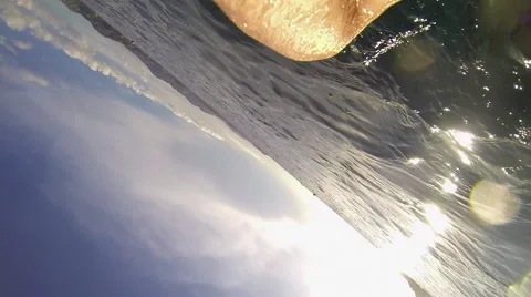 The sun shows over the waters in the USVI Video stock 42709335