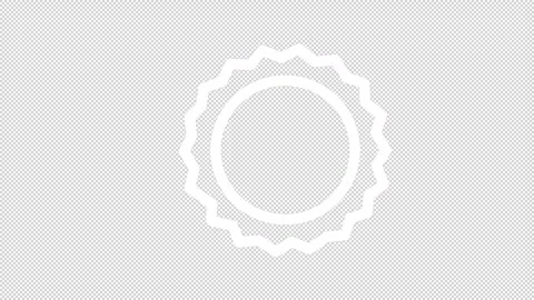Sun is a sign. Animation of the solar system.  Cartoon Video stock 295176212