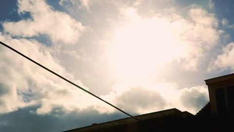 Sun &amp; sky Stock Footage 88742295