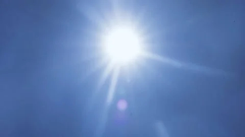 Sun in the sky Stock-Footage 163258030
