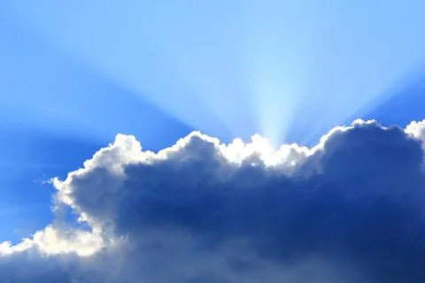 The Sun in the sky Stock Photos