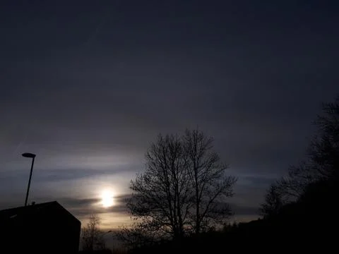 The sun in the sky Stock Photos