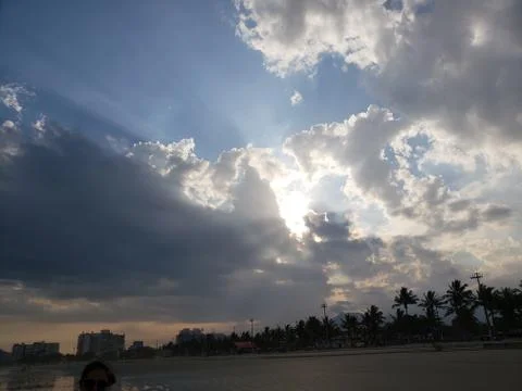 Sun in the sky Stock Photos