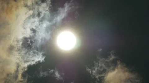 Sun sky. sunshine. clouds. sky cloud. cloudscape. 4K background Stock Footage 64540843
