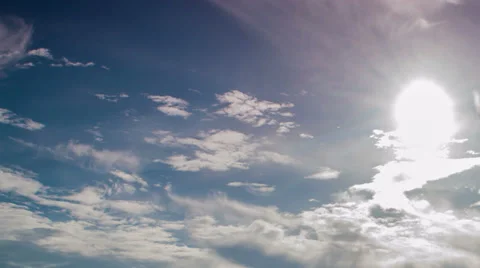 Sun in sky time lapse Stock-Footage 25509297