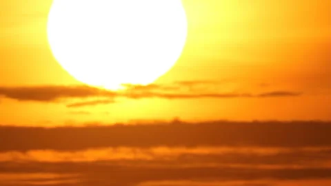 Sun slide over clouds Stock Footage 113521758