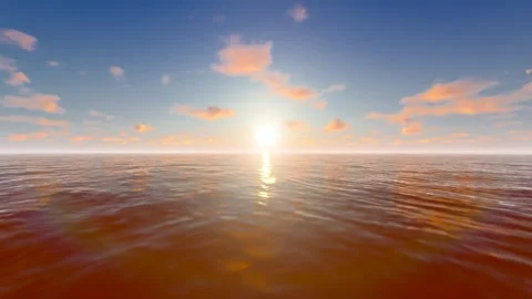 The sun slowly rises over the calm lake in the morning Stock Footage 276485052