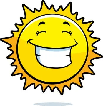 Sun Smiling Stock Illustration