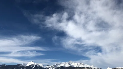 Sun Snow Blue Sky Stock Footage 156940778