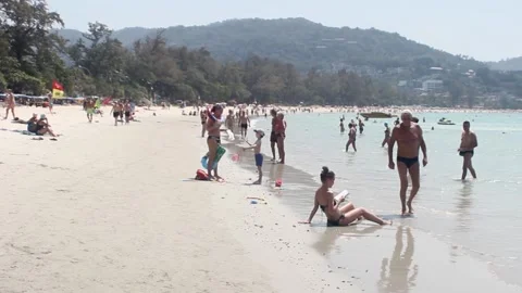 Sun-soaked paradise in Phuket Stock Footage 196287861
