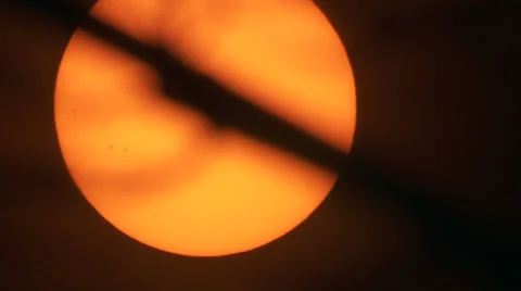 Sun solar filter Video stock 32999720