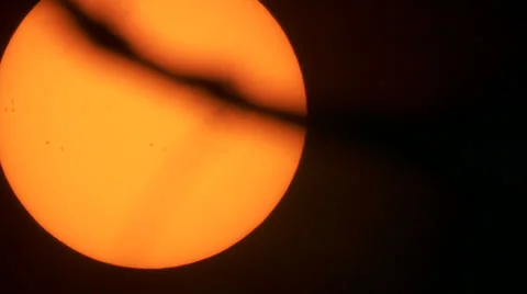 Sun solar filter Video stock 33000240