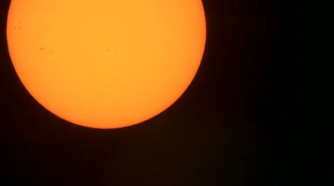 Sun solar filter Video stock 33000295