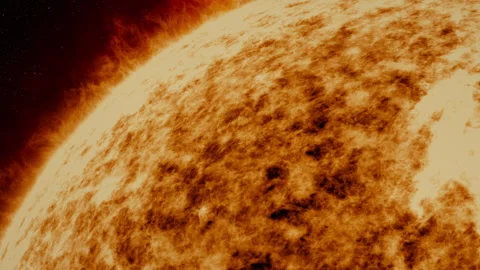 Sun Solar Flare Particles coronal mass ejections Stock Footage 310590492