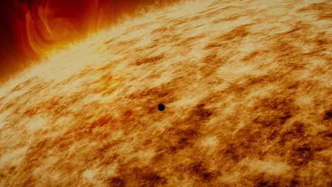 Sun Solar Flare Particles coronal mass ejections Stock Footage 310590602