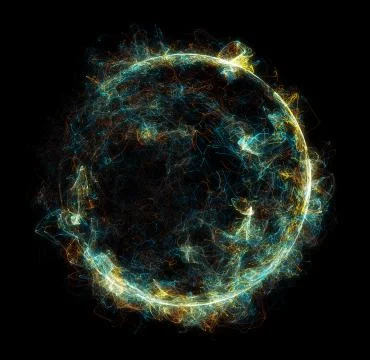 Sun Solar Flare Particles coronal mass ejections Stock Illustration