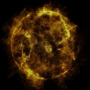 Sun Solar Flare Particles coronal mass ejections Stock Illustration