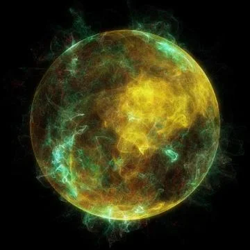 Sun Solar Flare Particles coronal mass ejections Stock Illustration