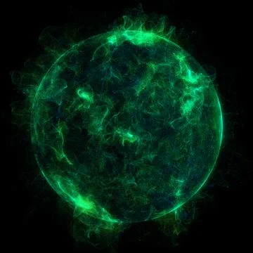 Sun Solar Flare Particles coronal mass ejections Stock Illustration