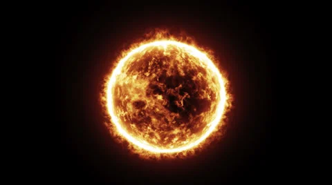 Sun with solar flares, sunspots and corona Stock Footage 37759341