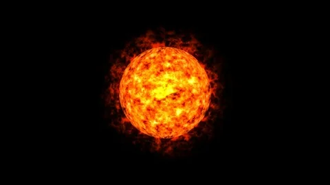 Sun solar moving space space particles for head up display. Stock Footage 83416235