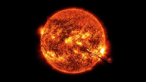 The Sun. Solar surface violent activity. Stock-Fotos