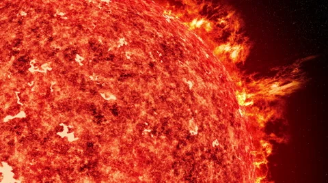 Sun with solar wind and coronal mass ejection close up 4k UHD 11613 Stock Footage 47847632
