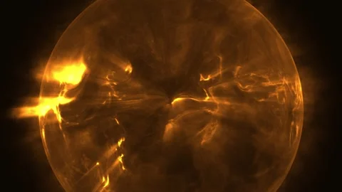 Sun in Space Cosmology Background Loop Animated Stock Footage 321879857