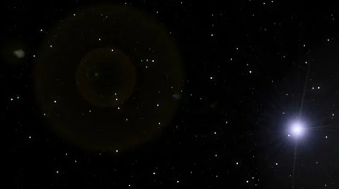 Sun space fly Stock Footage 7903626