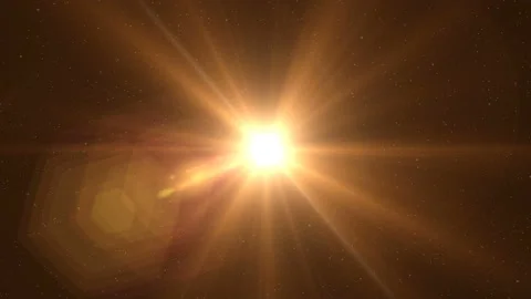 Sun in the space Stock Footage 118156886