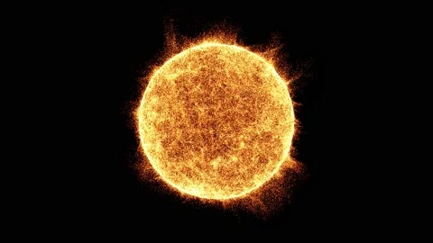 The Sun in Space Stock Footage 195105031