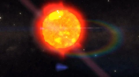 Sun Space Footage Stock Footage 36040194
