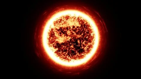 Sun in the space 스톡 일러스트