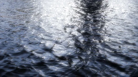 Sun spangles on blue water 스톡 동영상 5186416