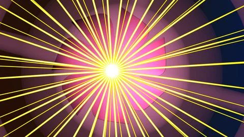 Sun Spark Lens Motion 스톡 일러스트