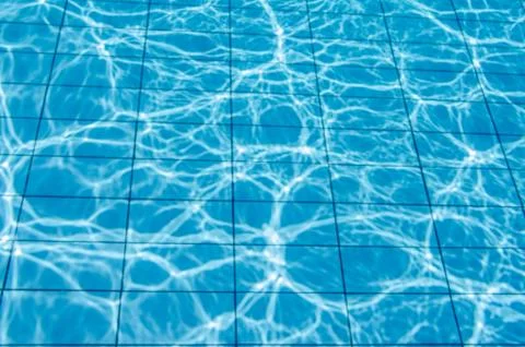 Sun splash in pool Foto stock