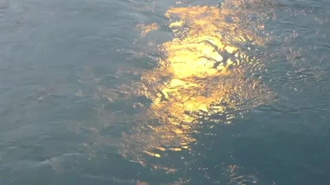 Sun spot on the water Stock Footage 148257694