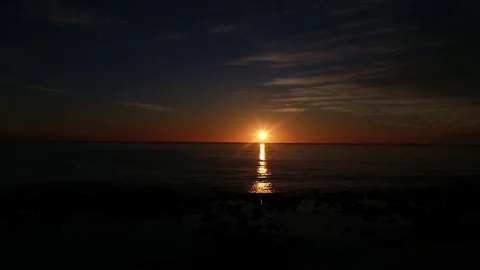 Sun stairway Stock Footage 95703727