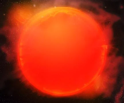 Sun star outer space backdrop Illustrazione stock