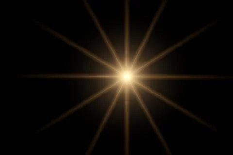 Sun star shape overlay 写真素材