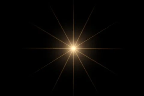 Sun star shape overlay Stock Photos