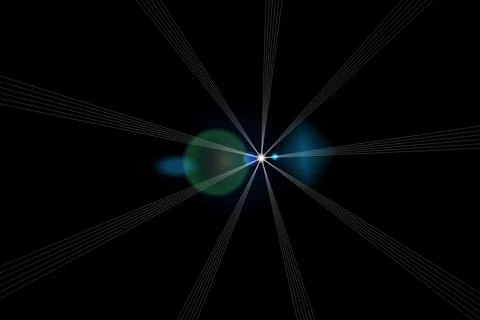 Sun star shape overlay Stock Photos