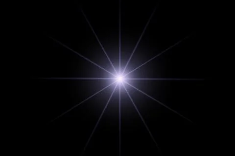 Sun star shape overlay Stock Photos
