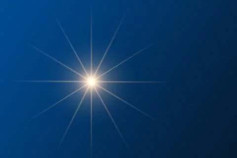 Sun star shape overlay Stock Photos