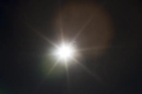 Sun star shape overlay Stock Photos