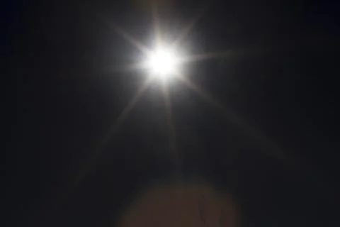 Sun star shape overlay Stock Photos